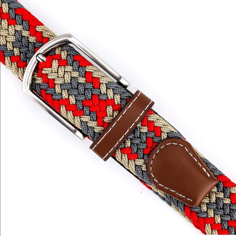 BRAND NEW MENS CANVAS WOVEN BELT NWT - Picture 5 of 6